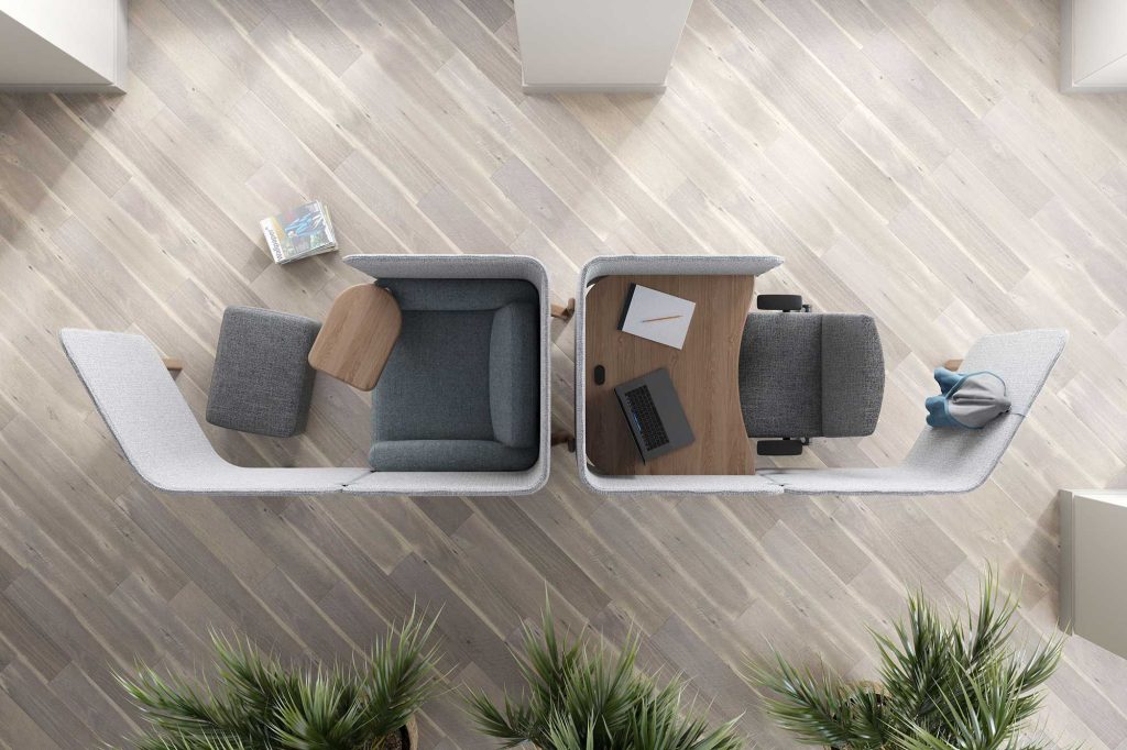 JSI Caav Workspace Enclosure and Lounge Furniture