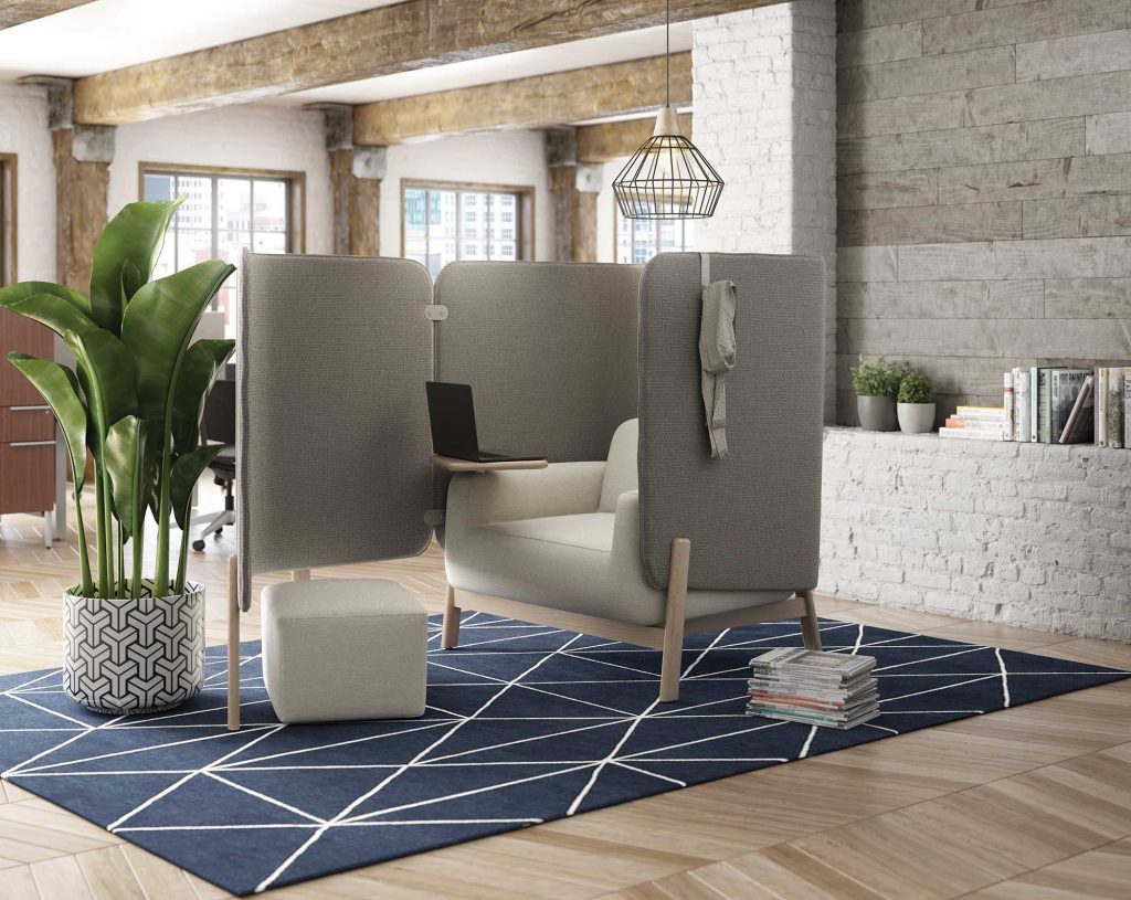 JSI Caav Workspace Enclosure and Lounge Furniture