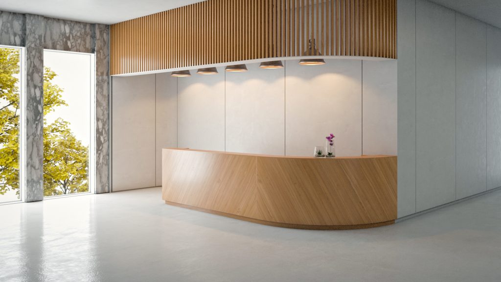 Creative Wood Greet Reception Desk