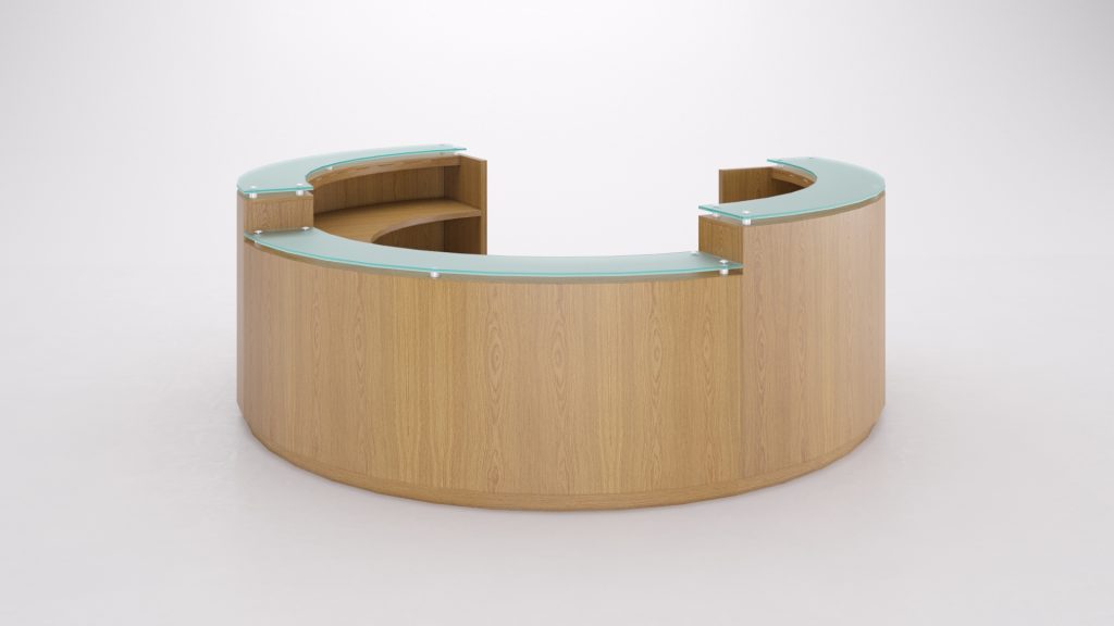 Creative Wood Greet Reception Desk