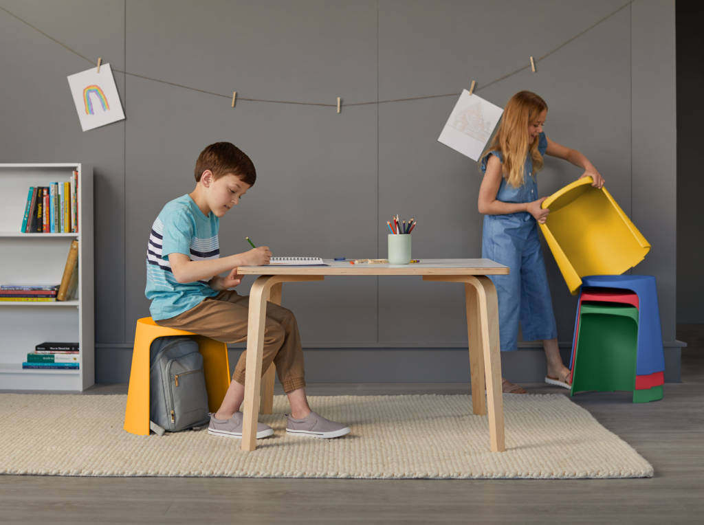 Handy Children Stacking Stools by Leland