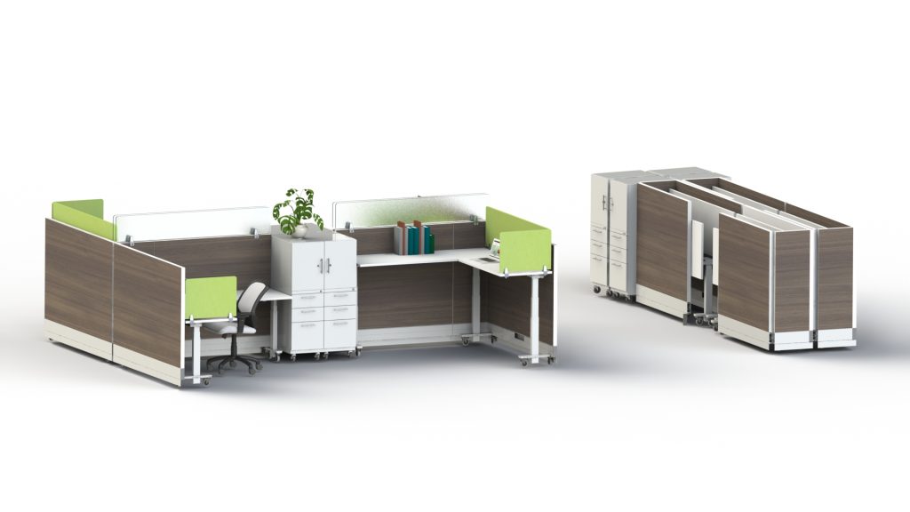 Shift Flexible Workstations by Swiftspace