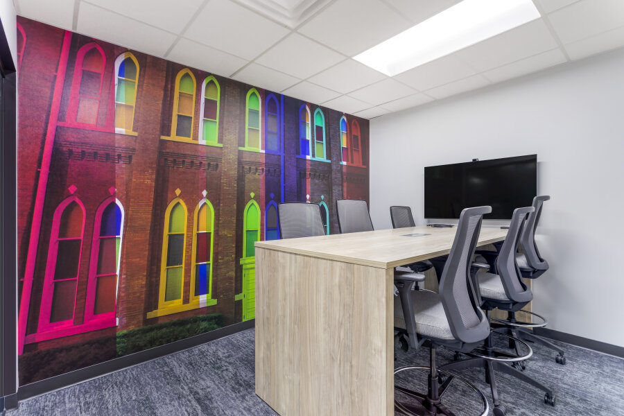 Takeform Wall Graphics Amplify Conference Room