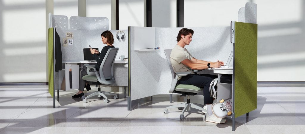 Global Furniture Group Unique Softpod workstation