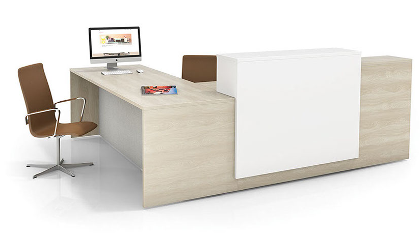 Three H Furniture Classic Reception Desk