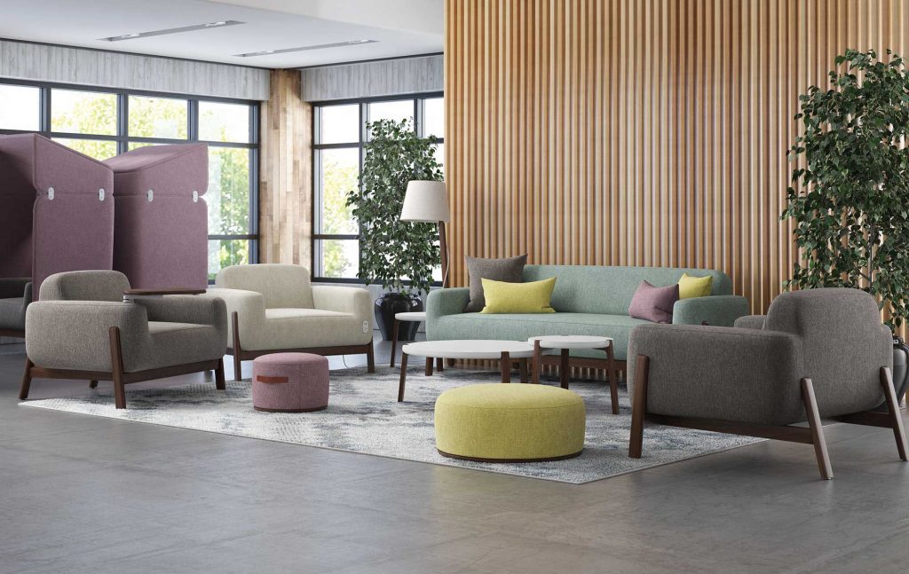 JSI Caav Lounge Furniture Sofa Chair Ottoman