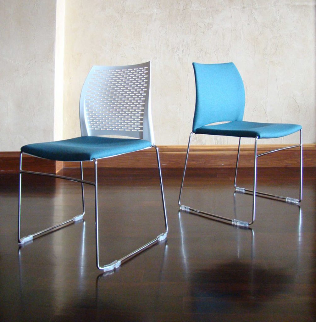 JSI Hoopz Stacking Chairs Blue